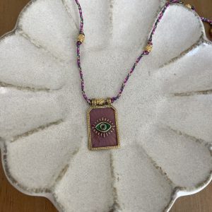 Collier New Juliette violet eyes