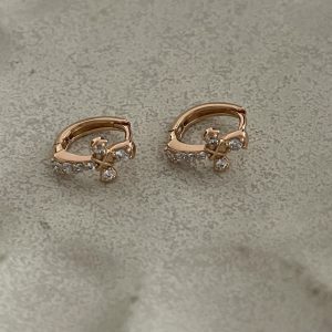 Bo mini créoles croix