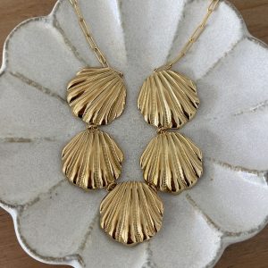 Collier goldy shell bali