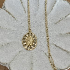 Sautoir madone maillon