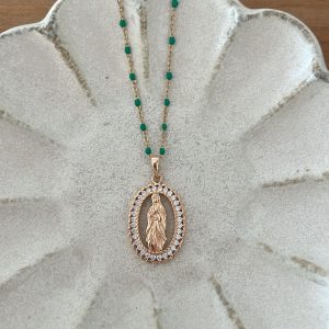 Collier Joséphine vert