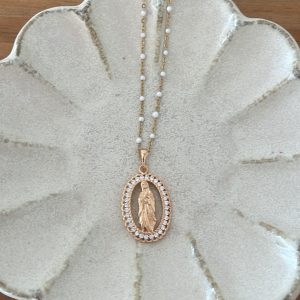 Collier Joséphine blanc