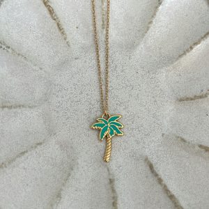 Collier Palm tree green