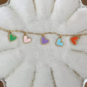 Collier cœur multi co