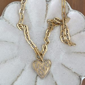 Collier cœur love