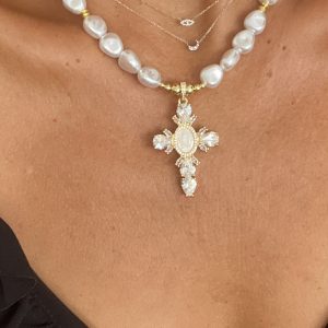 Collier White pearl