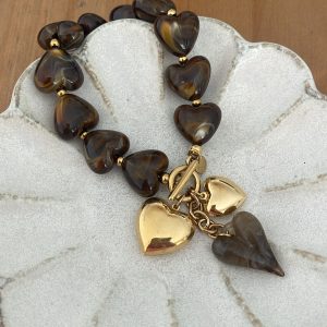 Bracelet honey marron