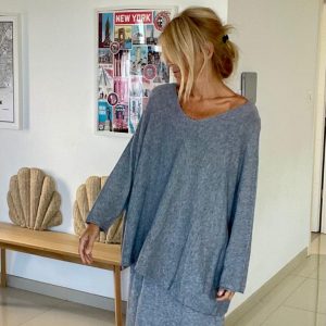 Ensemble bonnie gris