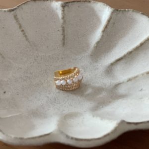 Bague d oreille sparkle and pearl