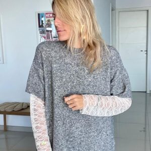 Pull Aurely gris