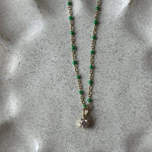 Collier one green