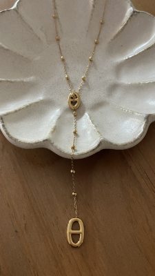 Collier sautoir coulissant liv