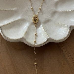 Collier sautoir coulissant liv