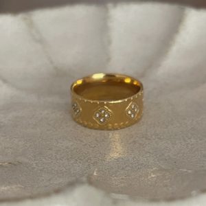 Bague large gold