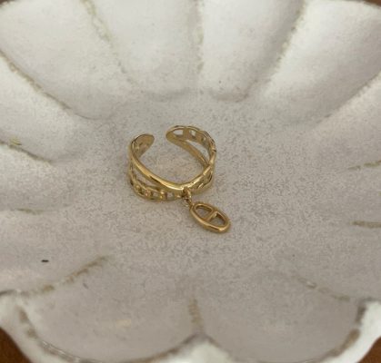 Bague liv multi gold