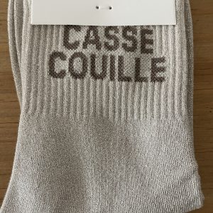 Chaussettes casse c… beige