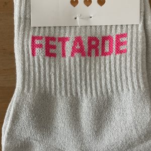 Chaussettes fetarde grises claires