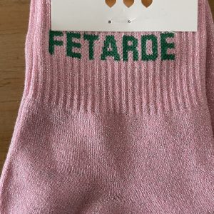 Chaussettes fetarde roses