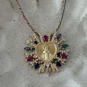 Collier heart madone