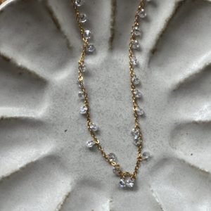 Collier cristal gold