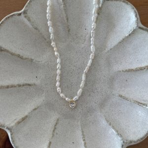 Collier Little pearl cœur