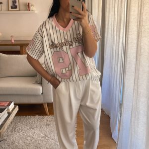 T shirt Los Angeles rose