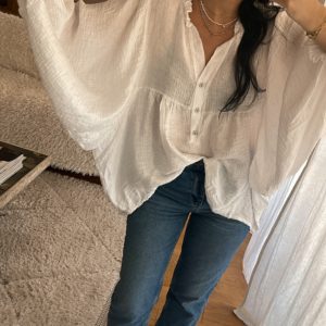 Blouse Amélia blanche