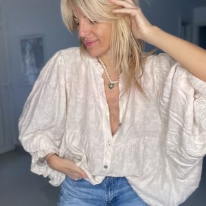 Blouse Eugenie ivoire