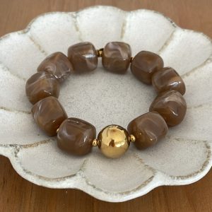 Bracelet Maldives light  choco