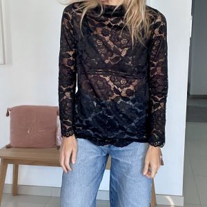 Top dentelle noir