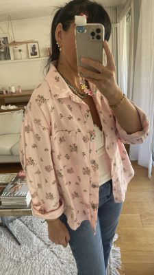 Surchemise Suzie rose