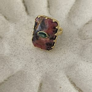 Bague big grigri rose