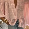 Blouse iris rose