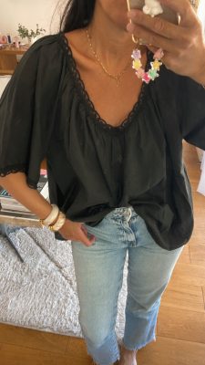 Blouse Léon noire