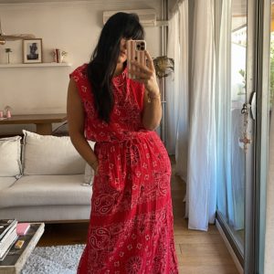 Ensemble bandana rouge