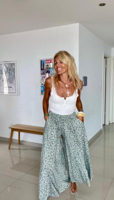 Pantalon Léo oversize kaki