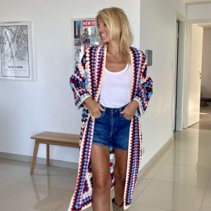 Kimono multico long