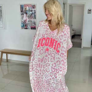 Robe Léo Iconic rose