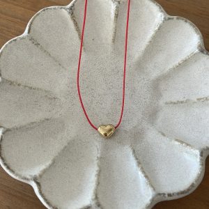 Collier mini red heart