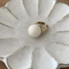 Bague ivoire ball