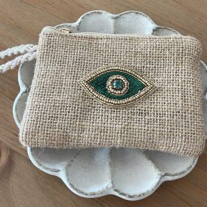 Mini porte monnaie green eyes