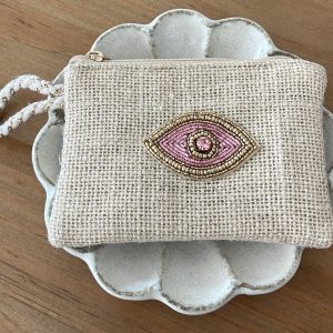 Mini porte monnaie pink eyes