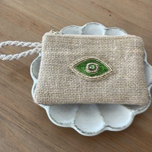 Mini porte monnaie light green eyes