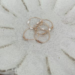 Bague six perle