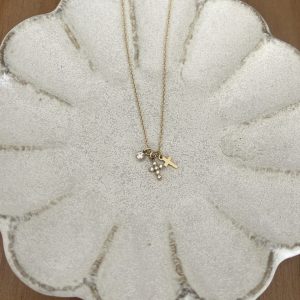 Collier multi croix