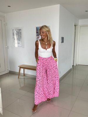 Pantalon Léo kaki oversize