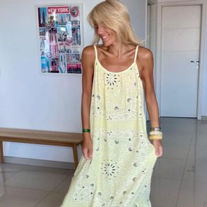 Robe robbie bandana jaune