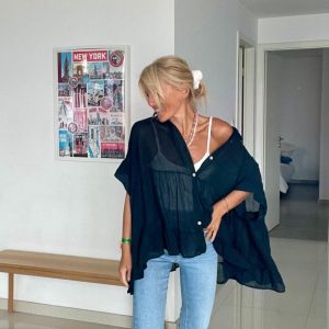 Blouse lolly noire