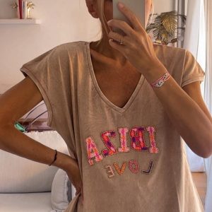 T shirt ibiza camel