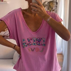 T shirt ibiza rose